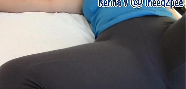  Kenna peeing her pants, bedwetting, pissing her jeans 2015